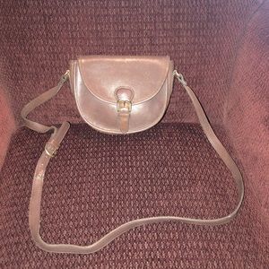 Vintage Full Grain Leather Saddle Bag
